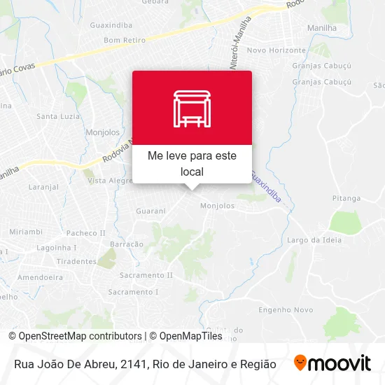 Rua João De Abreu, 2141 mapa