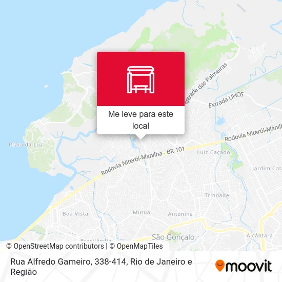 Rua Alfredo Gameiro, 338-414 mapa