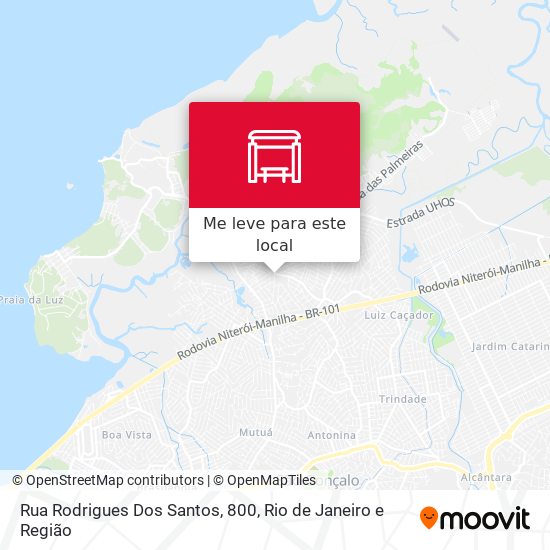 Rua Rodrigues Dos Santos, 800 mapa