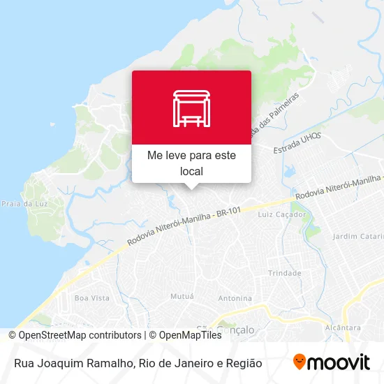 Rua Joaquim Ramalho mapa