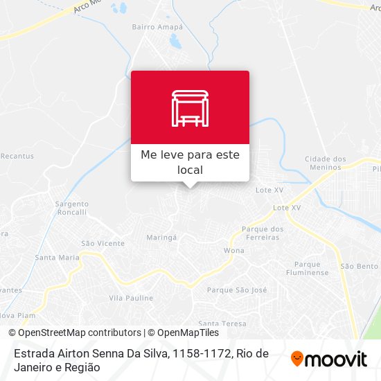 Estrada Airton Senna Da Silva, 1158-1172 mapa