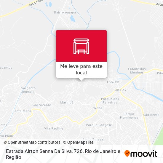 Estrada Airton Senna Da Silva, 726 mapa
