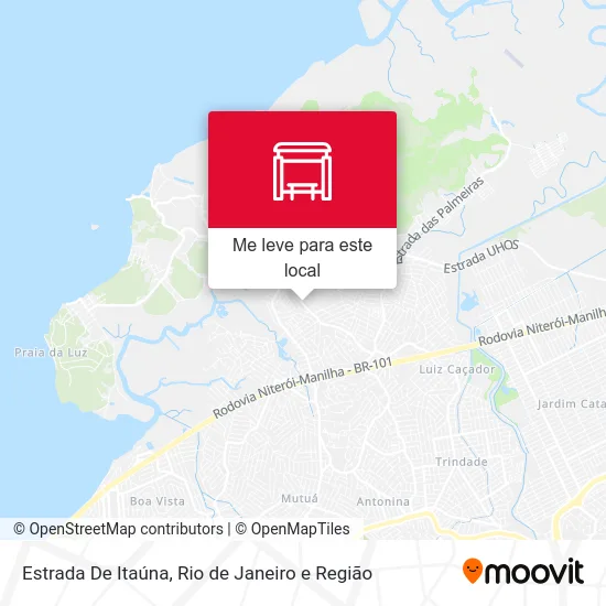 Estrada De Itaúna mapa