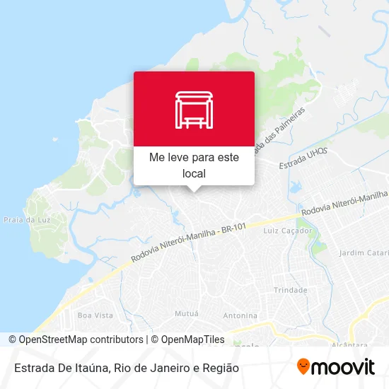 Estrada De Itaúna mapa