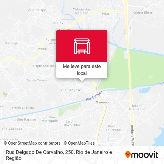 Rua Delgado De Carvalho, 250 mapa