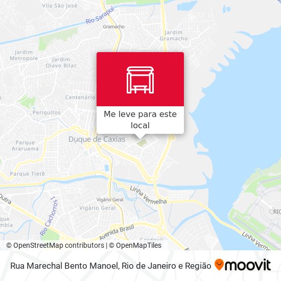 Rua Marechal Bento Manoel mapa
