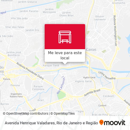 Avenida Henrique Valadares mapa