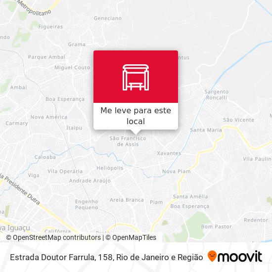Estrada Doutor Farrula, 158 mapa