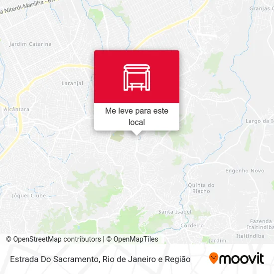 Estrada Do Sacramento mapa