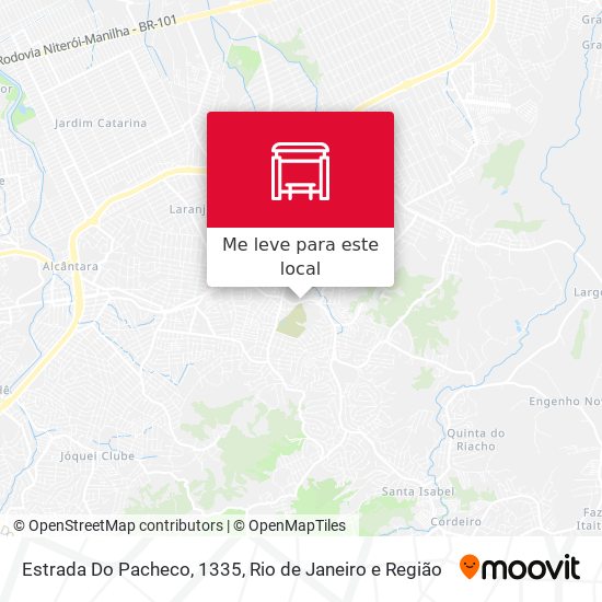 Estrada Do Pacheco, 1335 mapa
