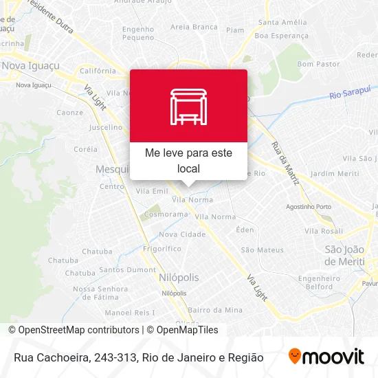 Rua Cachoeira, 243-313 mapa