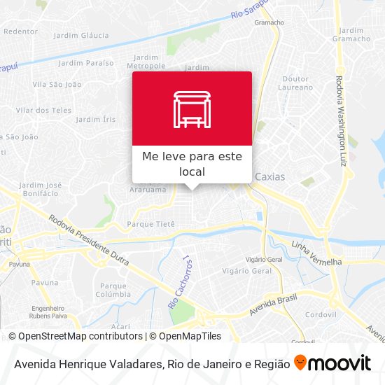 Avenida Henrique Valadares mapa