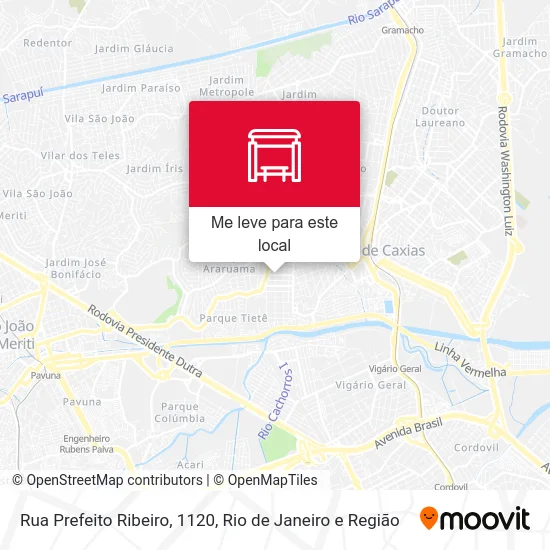 Rua Prefeito Ribeiro, 1120 mapa