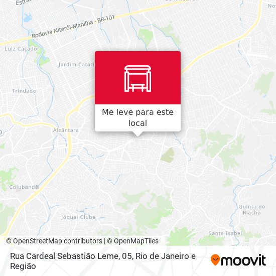 Rua Cardeal Sebastião Leme, 05 mapa