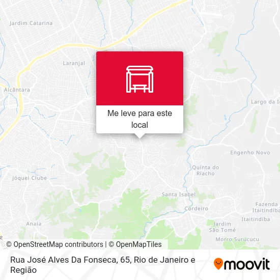 Rua José Alves Da Fonseca, 65 mapa