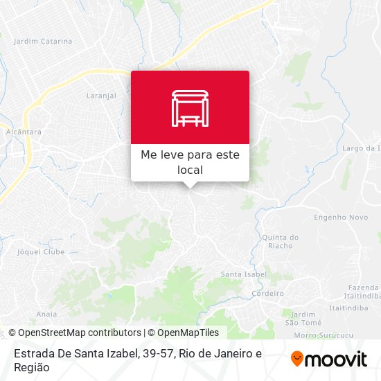 Estrada De Santa Izabel, 39-57 mapa