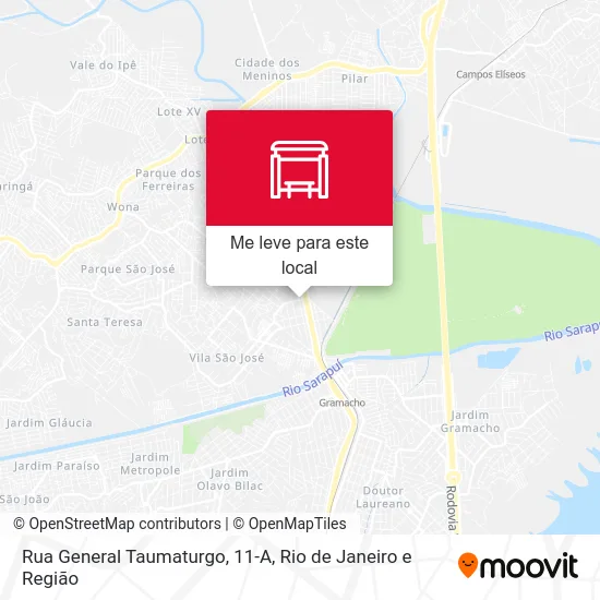Rua General Taumaturgo, 11-A mapa