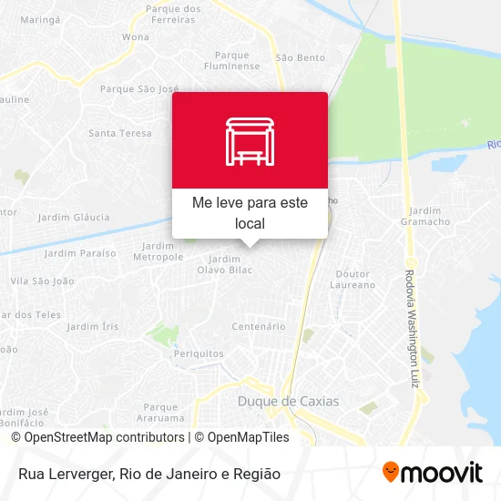 Rua Lerverger mapa