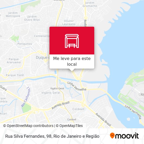 Rua Silva Fernandes, 98 mapa