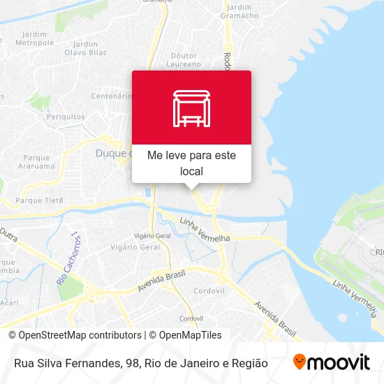 Rua Silva Fernandes, 98 mapa