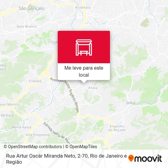 Rua Artur Oscár Miranda Neto, 2-70 mapa