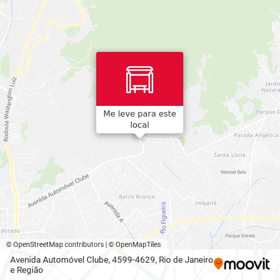 Avenida Automóvel Clube, 4599-4629 mapa