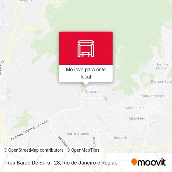 Rua Barão De Suruí, 28 mapa