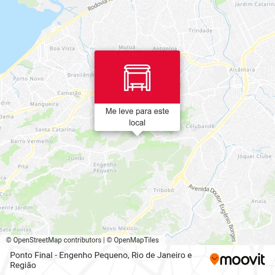 Ponto Final - Engenho Pequeno mapa