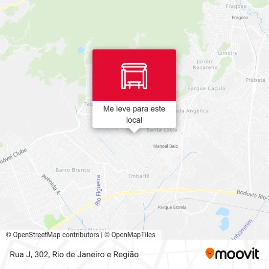 Rua J, 302 mapa