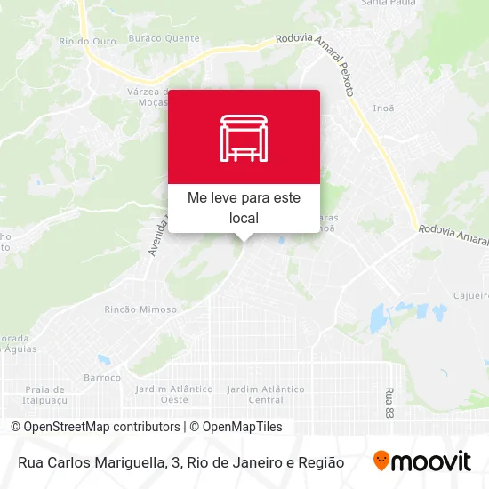 Rua Carlos Mariguella, 3 mapa