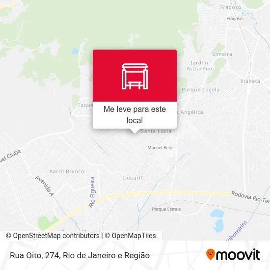 Rua Oito, 274 mapa