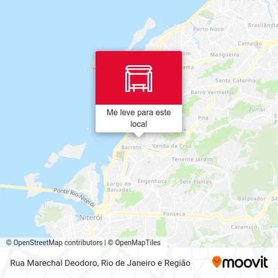 Rua Marechal Deodoro mapa