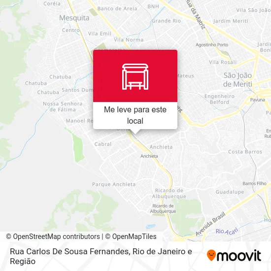 Rua Carlos De Sousa Fernandes mapa
