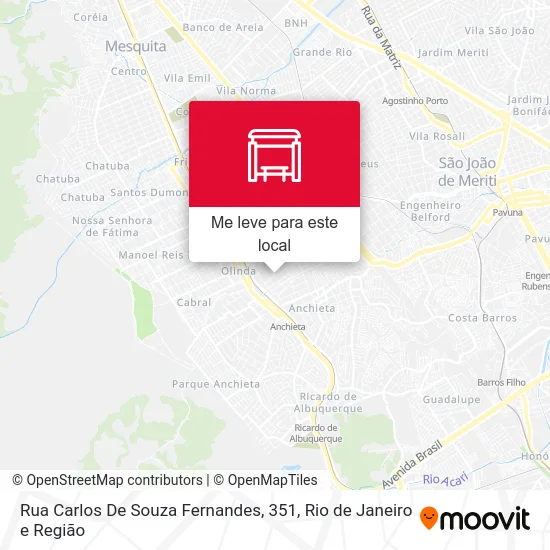Rua Carlos De Souza Fernandes, 351 mapa