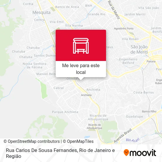 Rua Carlos De Sousa Fernandes mapa
