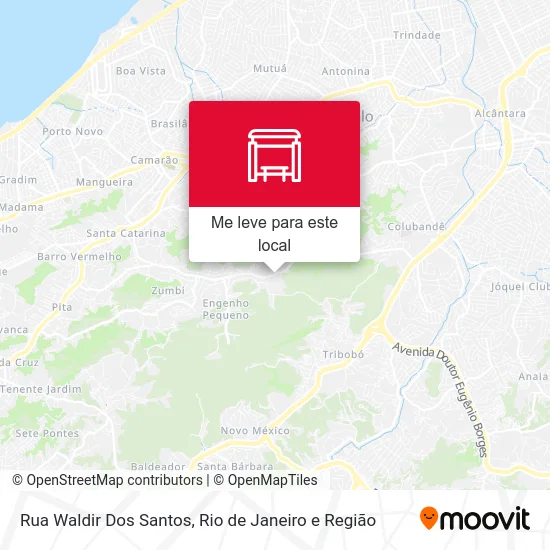 Rua Waldir Dos Santos mapa
