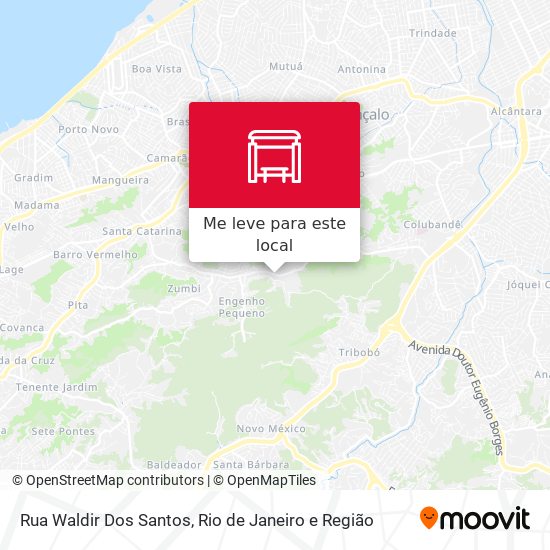 Rua Waldir Dos Santos mapa