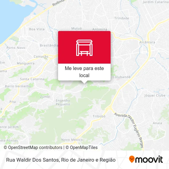 Rua Waldir Dos Santos mapa