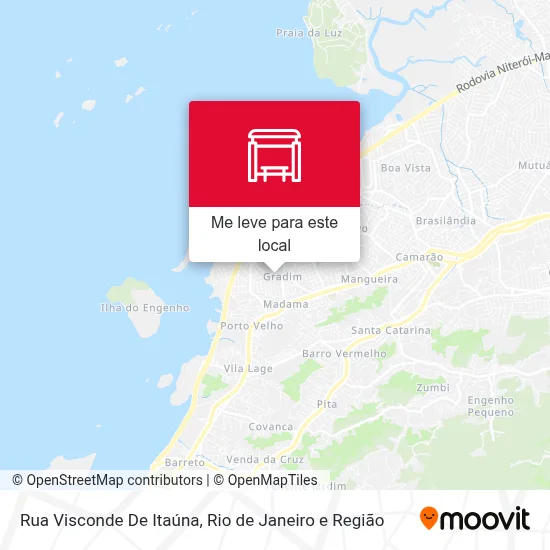 Rua Visconde De Itaúna mapa