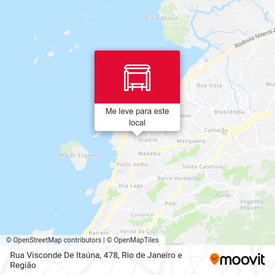 Rua Visconde De Itaúna, 478 mapa