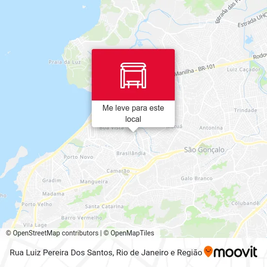Rua Luiz Pereira Dos Santos mapa