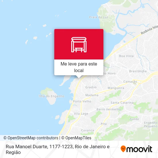 Rua Manoel Duarte, 1177-1223 mapa