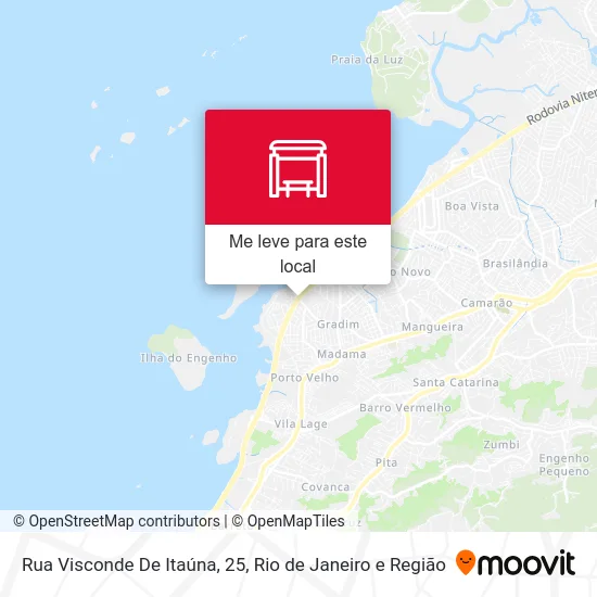 Rua Visconde De Itaúna, 25 mapa