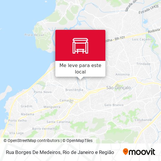 Rua Borges De Medeiros mapa
