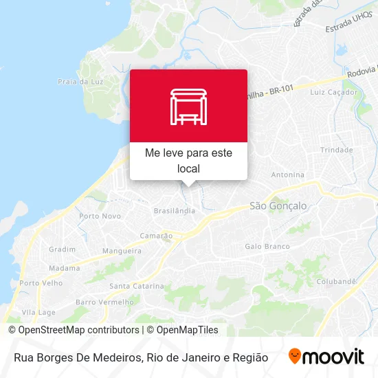 Rua Borges De Medeiros mapa