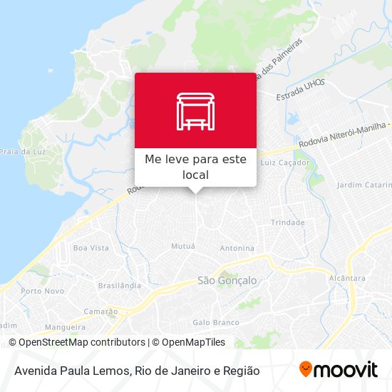 Avenida Paula Lemos mapa