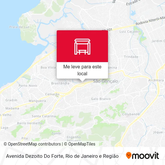 Avenida Dezoito Do Forte mapa