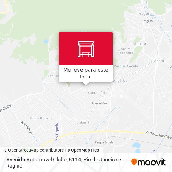 Avenida Automóvel Clube, 8114 mapa