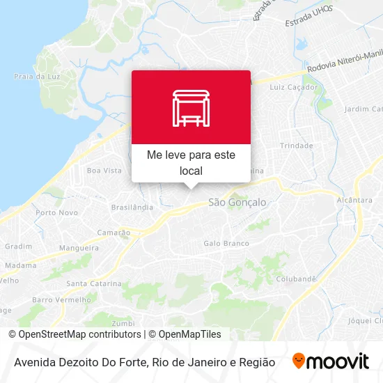 Avenida Dezoito Do Forte mapa