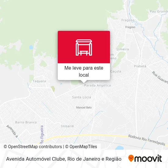 Avenida Automóvel Clube mapa
